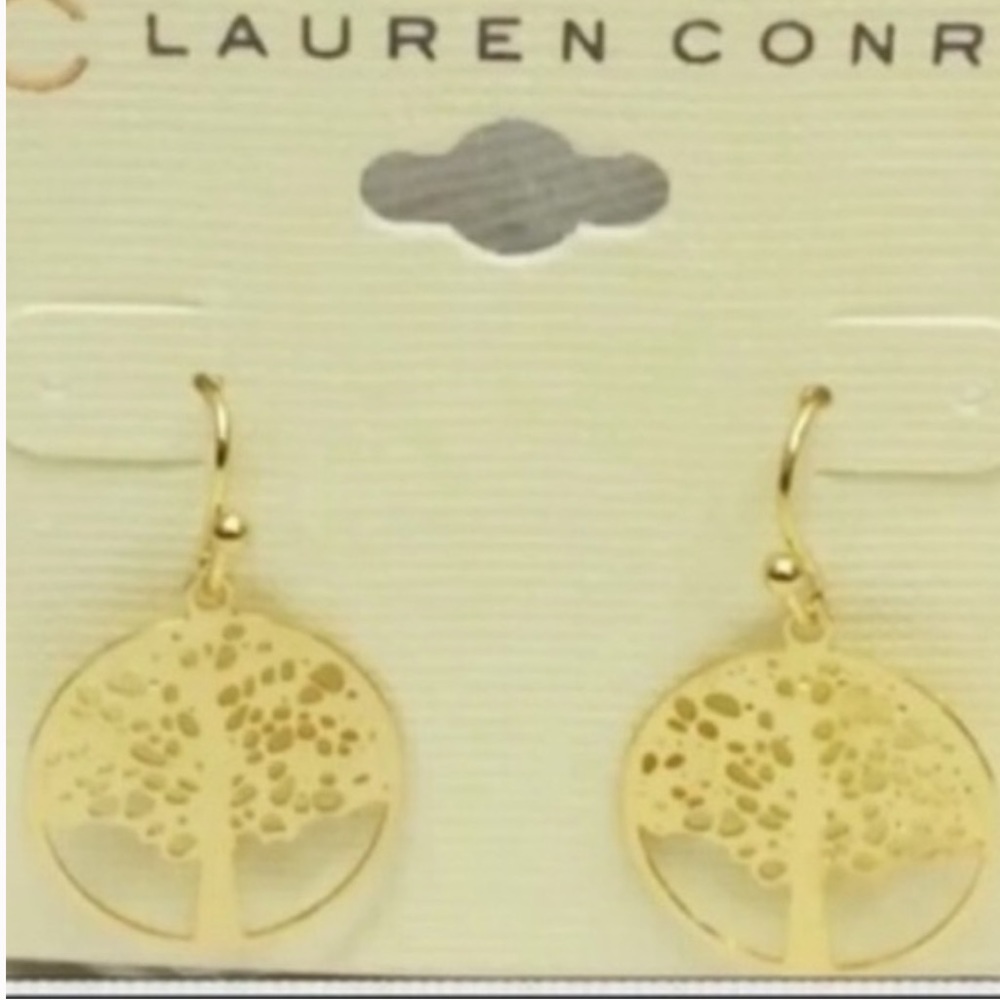 LC Lauren Conrad Tree of Life Earrings - Picture 2 of 2